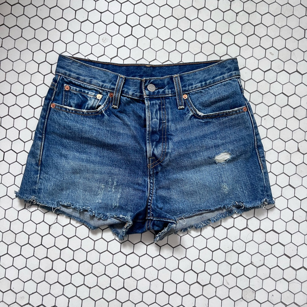 Levi’s High Rise Jean Shorts